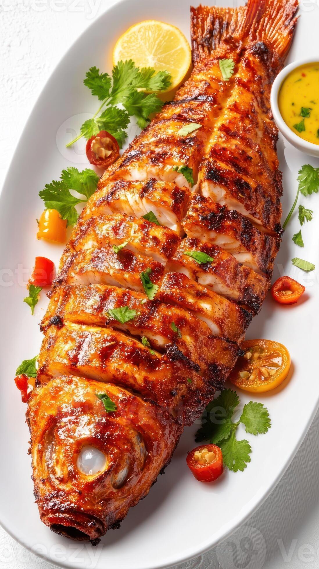 Grilled Fish & Chips